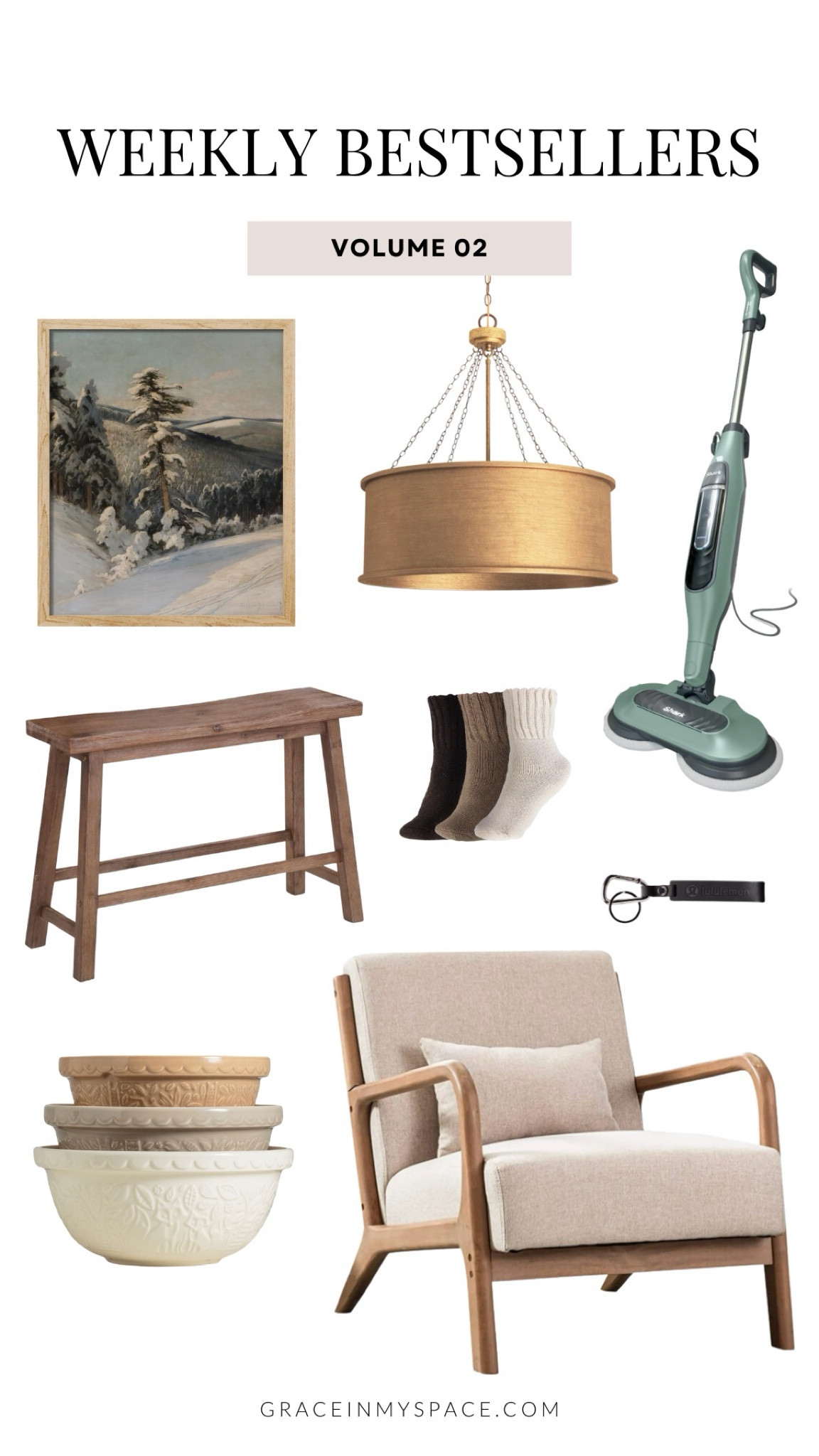 This week’s bestsellers are in! I know this might seem like a random assortment but there are lots of gems in this mix. From winter decor to the steam mop that gets rave reviews, there’s something here for everyone. I’m eyeing this bowl set and love this little Amazon bench (perfect for an entryway!) Shop all the top picks here...

#LTKFindsUnder100 #LTKHome #LTKSeasonal
