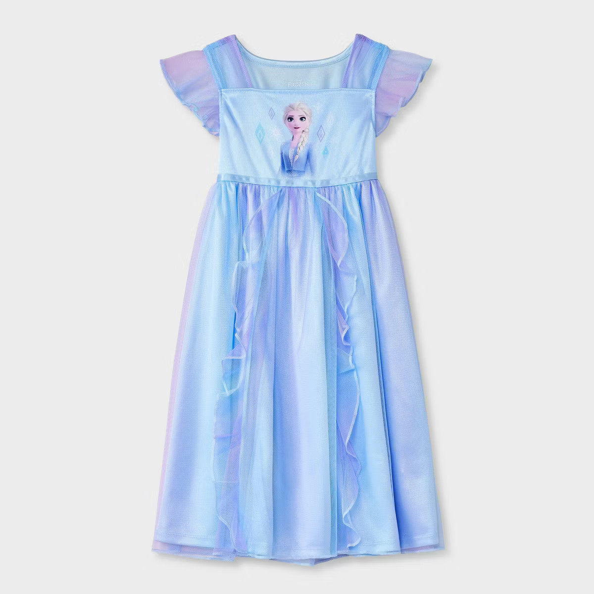 Toddler Girls' Frozen Elsa NightGown - Blue 2T | Target