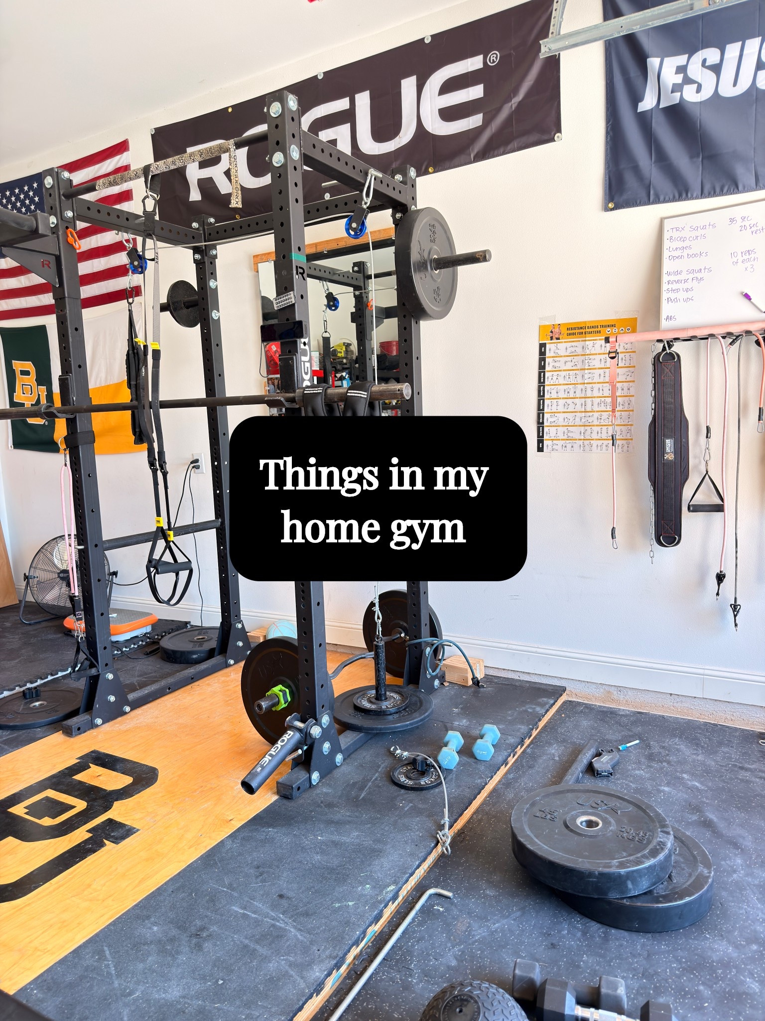 We have loved having a gym at home - ours is located in our single car garage & linked are a few of my favorite things to have on hand for a great full body workout! 🏋🏼‍♀️ 

#LTKselfcare #LTKfitnessgoals #LTKHome