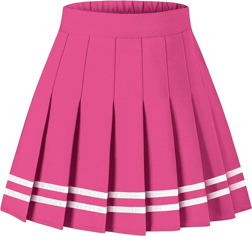 SANGTREE Girls Pleated Skirt Skort, Pleated Shorts, 2 Years - 14 Years | Amazon (US)
