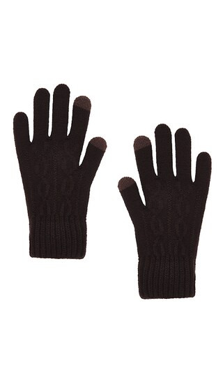 Frosty Touch Glove in Chocolate | Revolve Clothing (Global)
