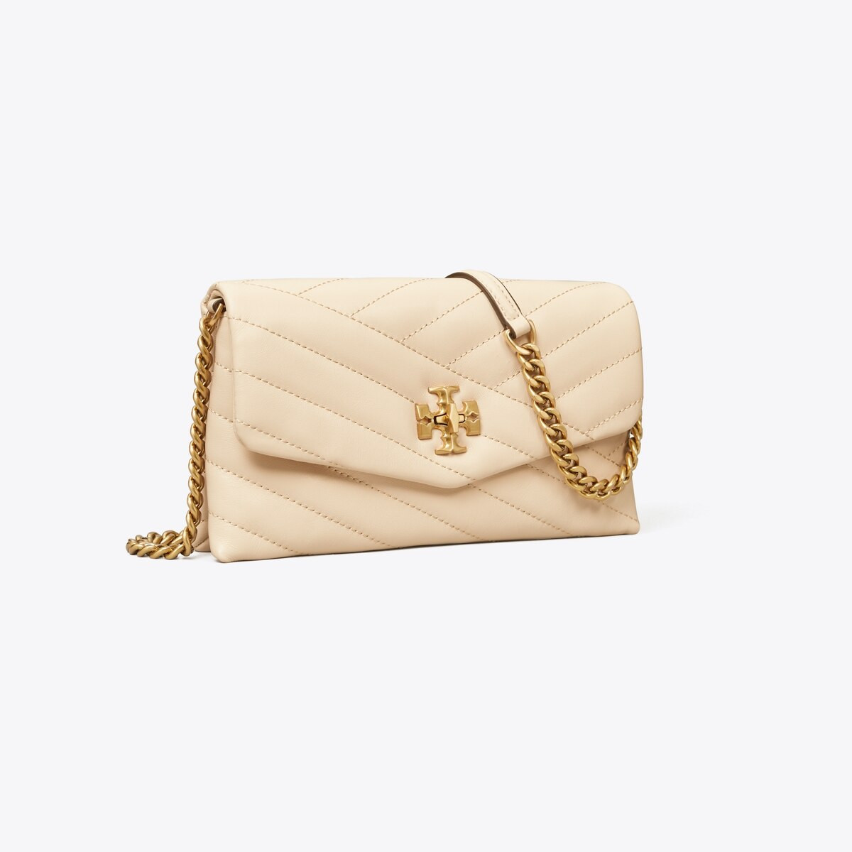 Kira Chevron Chain Wallet: Women's Designer Mini Bags | Tory Burch | Tory Burch (US)