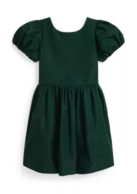 Girls 2-6x Balloon-Sleeve Taffeta Dress | Belk