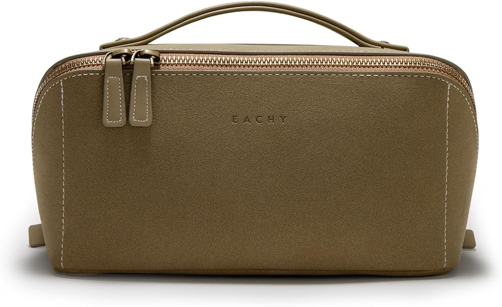 EACHY Travel Makeup Bag,Large Capacity Cosmetic Bags for Women,Waterproof Portable Pouch Open Fla... | Amazon (US)