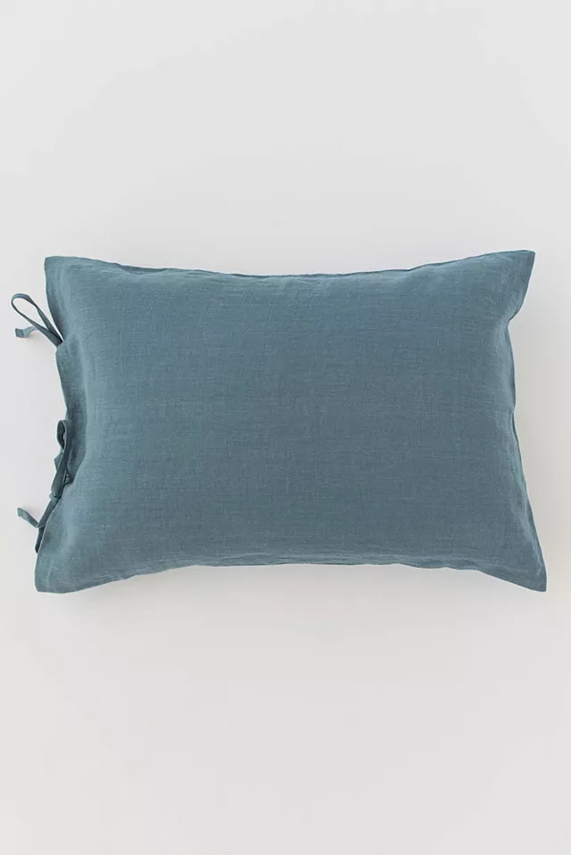MagicLinen Linen Pillowcase With Ties | Urban Outfitters (US and RoW)