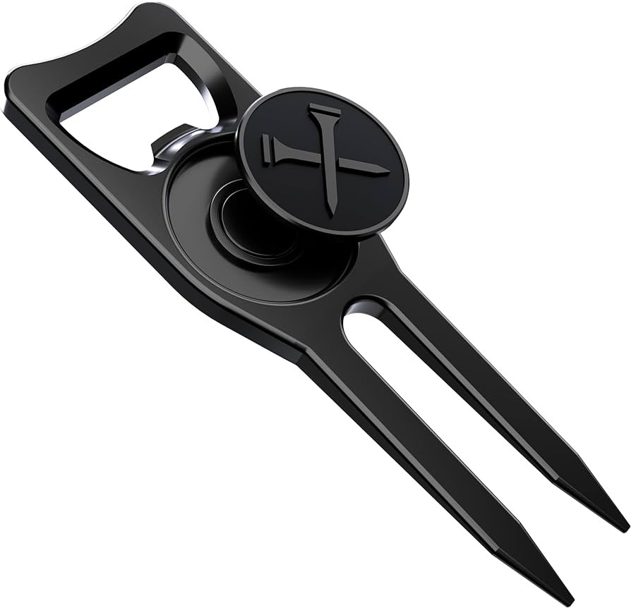 Blue Tees Golf 6-in-1 Premium Divot Tool & Ball Marker - Bottle Opener - Club Tee - Groove Cleane... | Amazon (US)