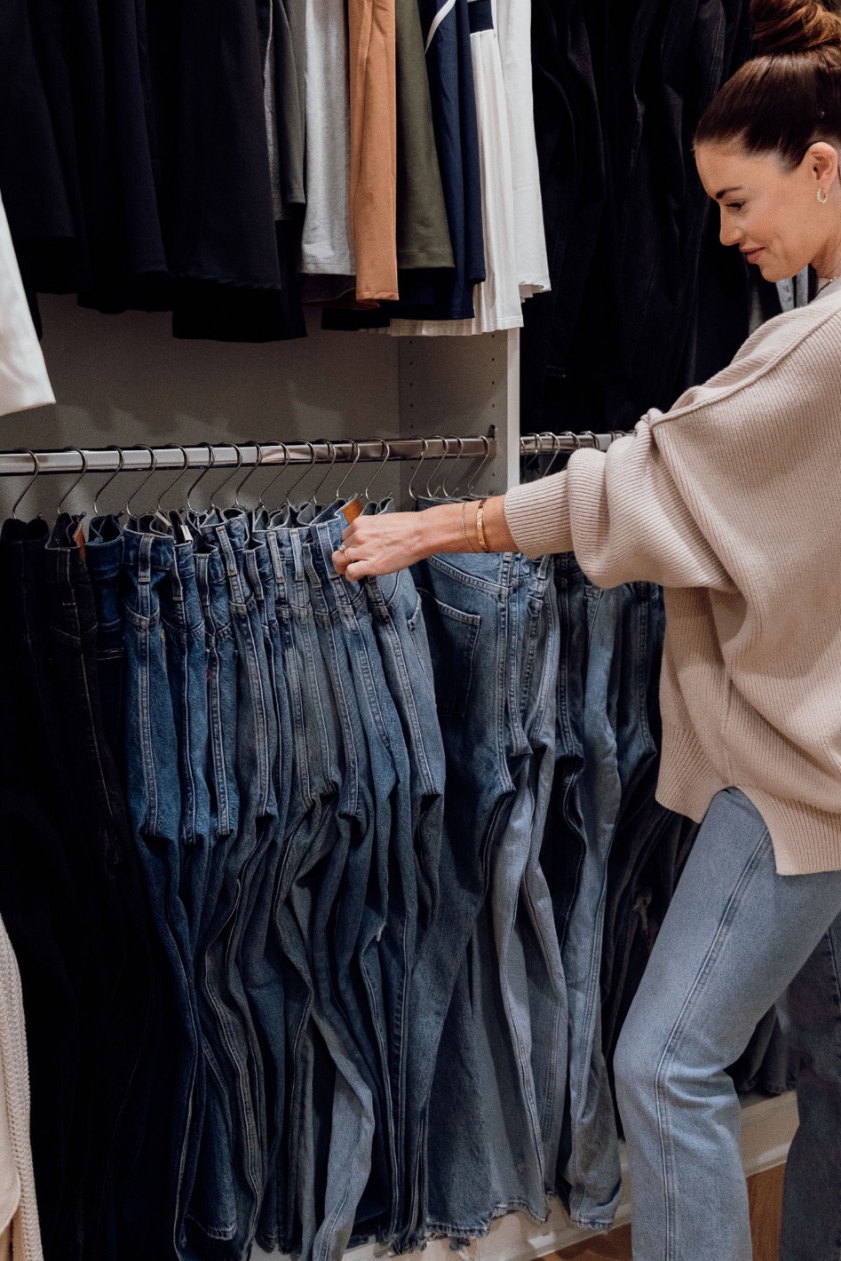 love hanging my jeans like this ! I can now see all pairs 😍 

Closet, closet organization, master closet, jeans, Jean organization, denim, closet goals, master closet 

#LTKhome #LTKstyletip
