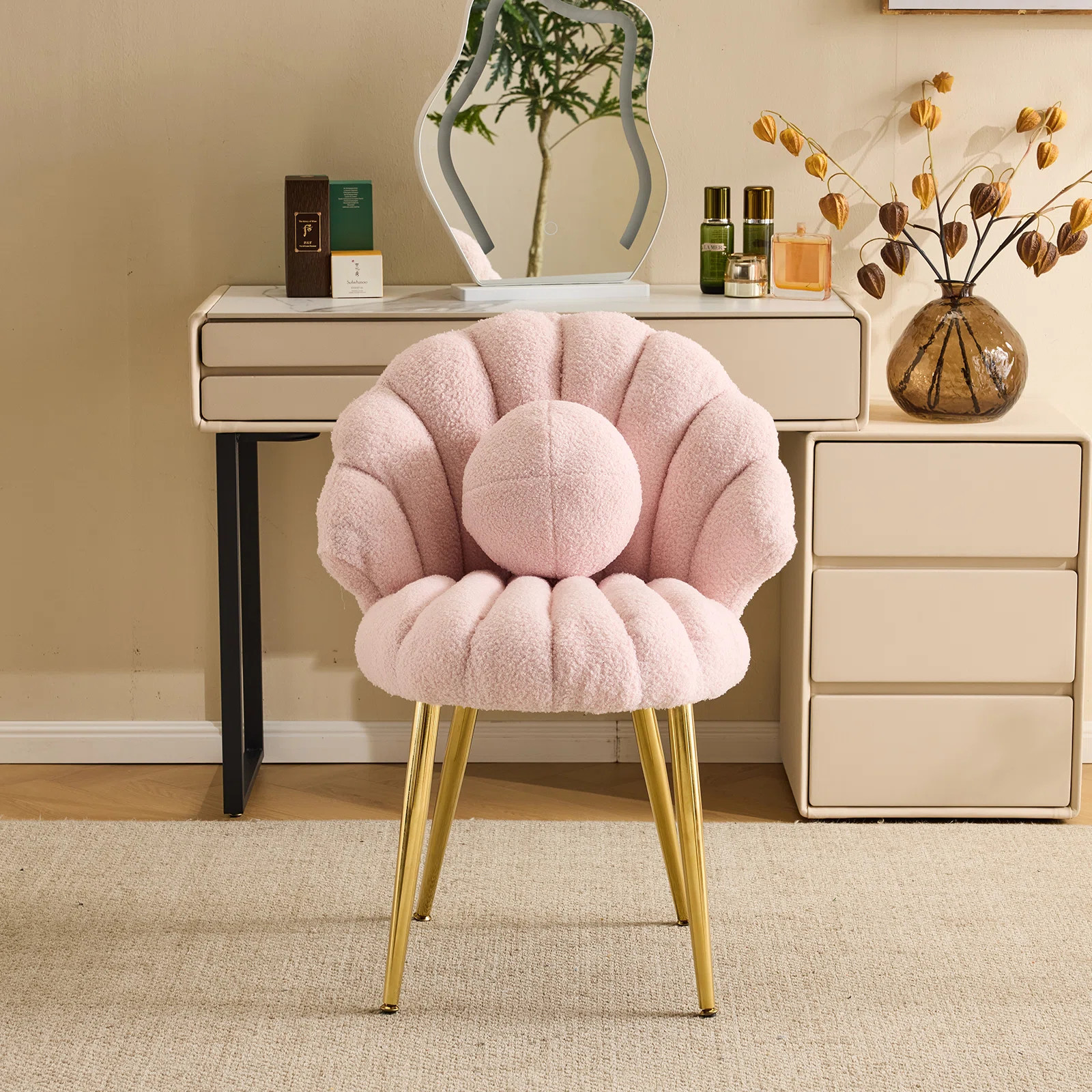 Shell-Shaped Vanity Chair | Wayfair North America