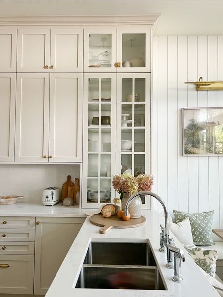 Kitchen home decor and styling ideas including cabinet hardware in unlacquered brass 

#LTKSeasonal #LTKhome #LTKstyletip