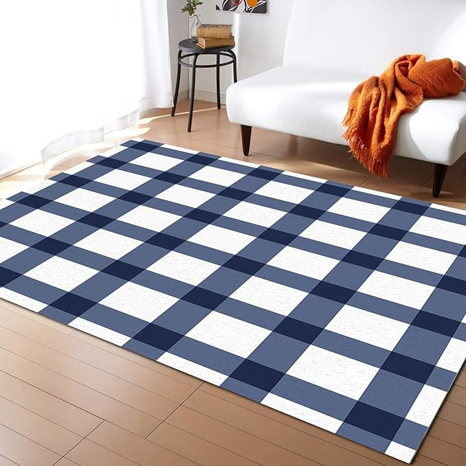 Savannan Area Rugs Indoor Floor Mat, 2'7"x5' Anti-Skid Rectangle Accent Area Carpets for Bedroom ... | Amazon (US)