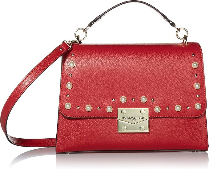 Karl Lagerfeld Paris Corinne Hermine Top Handle Shoulder Bag | Amazon (US)