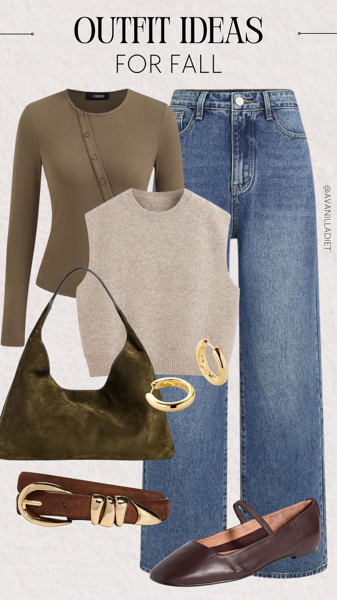 🍂 Fall outfit ideas to take you from coffee runs to cozy nights out ✨ Layered knits, chic denim, and timeless accessories you’ll wear on repeat 🤎

#falloutfits #fallstyle #ootdfall #autumnvibes #fallfashioninspo #cozychic #falllayers #seasonalstyle #styledforfall #fallwardrobe

#LTKFindsUnder100 #LTKSeasonal #LTKStyleTip