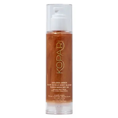 Kopari Golden Amber Sun Shield Body Glow Sunscreen SPF 30 at Nordstrom, Size 5 Oz | Nordstrom