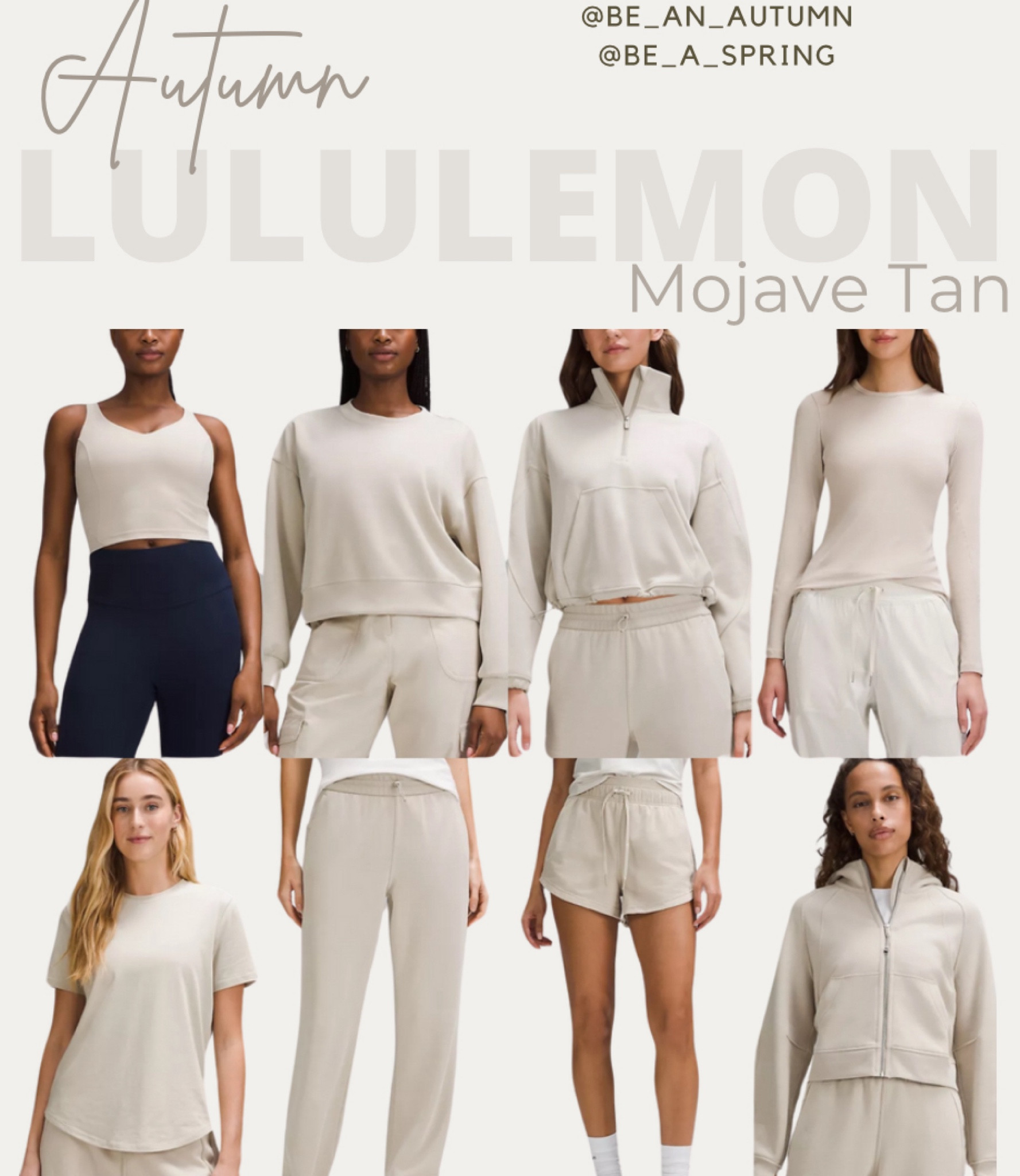 Mojave Tan verified for autumns

*Also works for winters (stone) in some fabrics

#hocautumn

#LTKstyletip #LTKSeasonal #LTKfitness