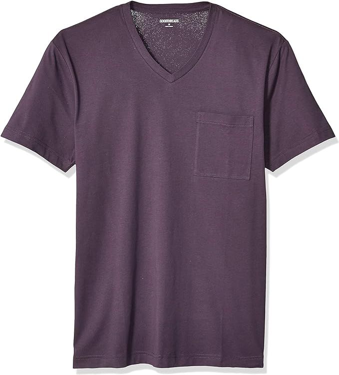 Goodthreads Men's Short-Sleeve V-Neck Cotton T-Shirt | Amazon (US)