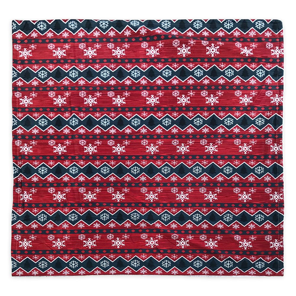 Mickey and Minnie Mouse Holiday Fleece Throw | shopDisney | Disney Store