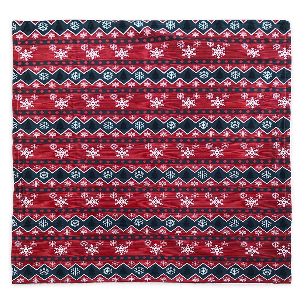 Mickey and Minnie Mouse Holiday Fleece Throw | Disney Store