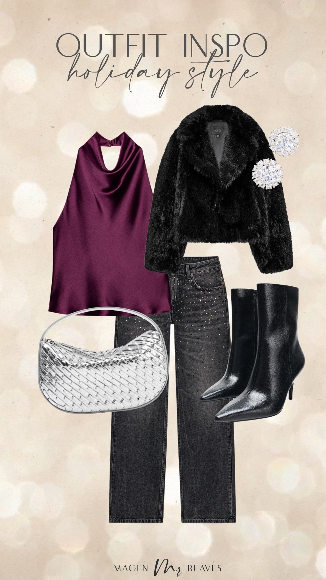 Holiday outfit inspo 

Christmas party, holiday party, studded jeans, faux fur jacket, winter style, petite style

#LTKSeasonal #LTKPetite #LTKHoliday