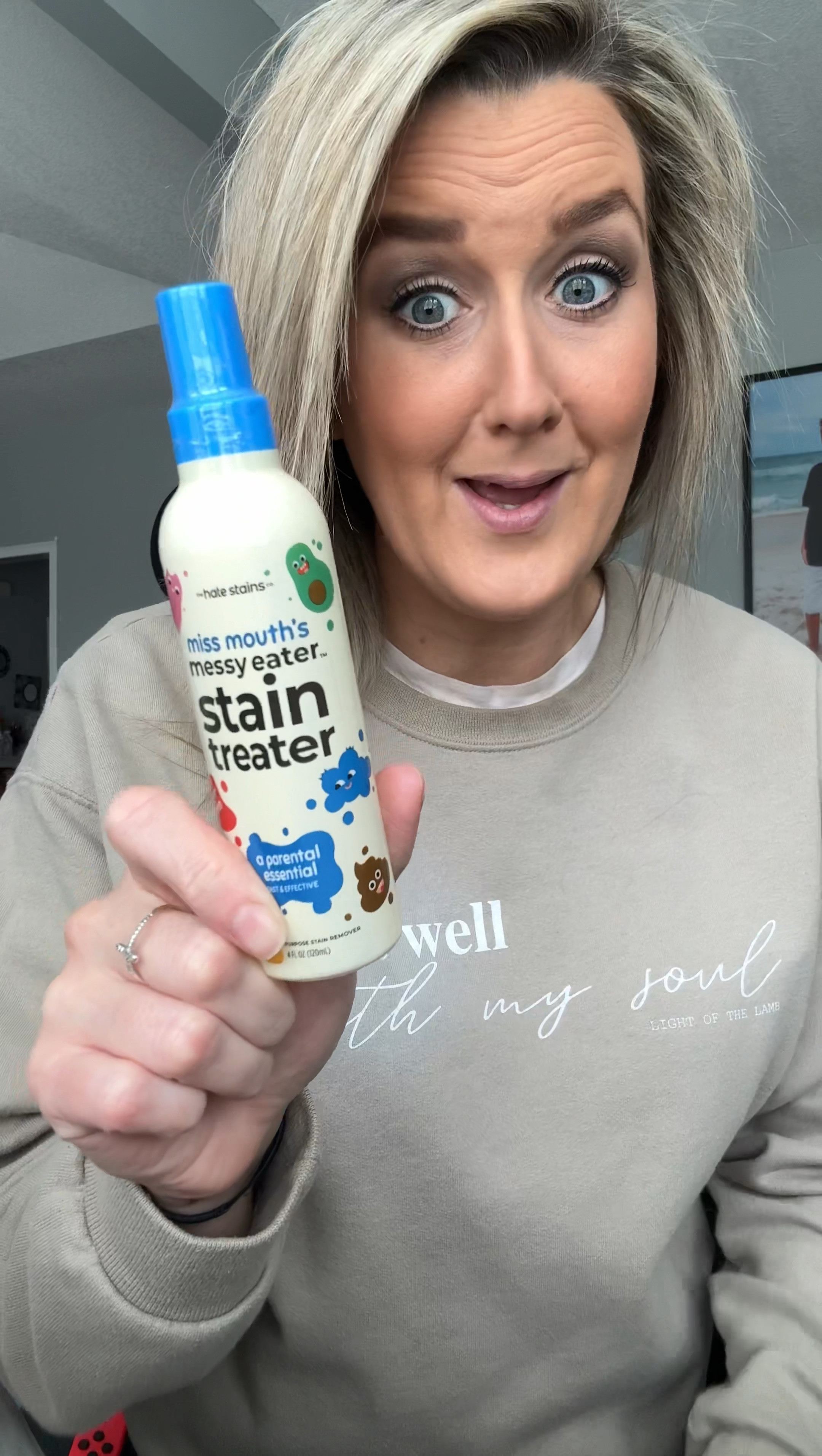 Because I’m a toddler and spill things down my shirt! Miss Mouth’s messy eater stain treater for the win. I had spilled red sauce on my tan sweatshirt and it came out perfectly! 

#LTKOver40 #LTKFamily #LTKKids