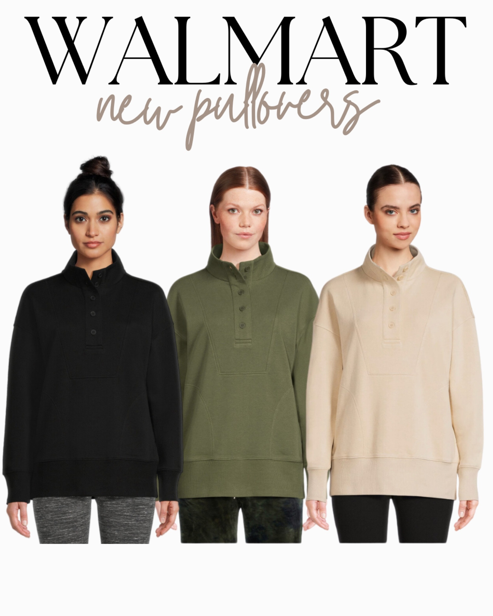 New $18 placket pullovers!





Walmart. Walmart fashion. Walmart style. Walmart finds. Walmart haul. Walmart new arrivals. Fall fashion. Fall style. Comfy outfit. Casual outfit. Sweatshirt. Time and Tru. No boundaries. Womens. 

#LTKunder50 #LTKstyletip #LTKunder100