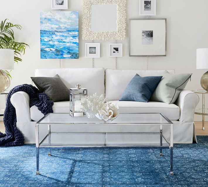 PB Comfort Roll Arm Slipcovered Sofa | Pottery Barn (US)