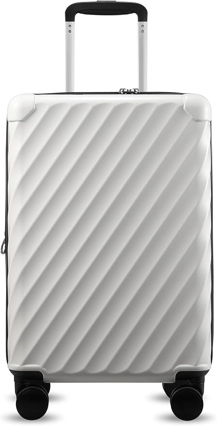 LUGGEX Luggage with Spinner Wheels, Polycarbonate Expandable Hard Shell Suitcase, Carry On 20 Inc... | Amazon (US)