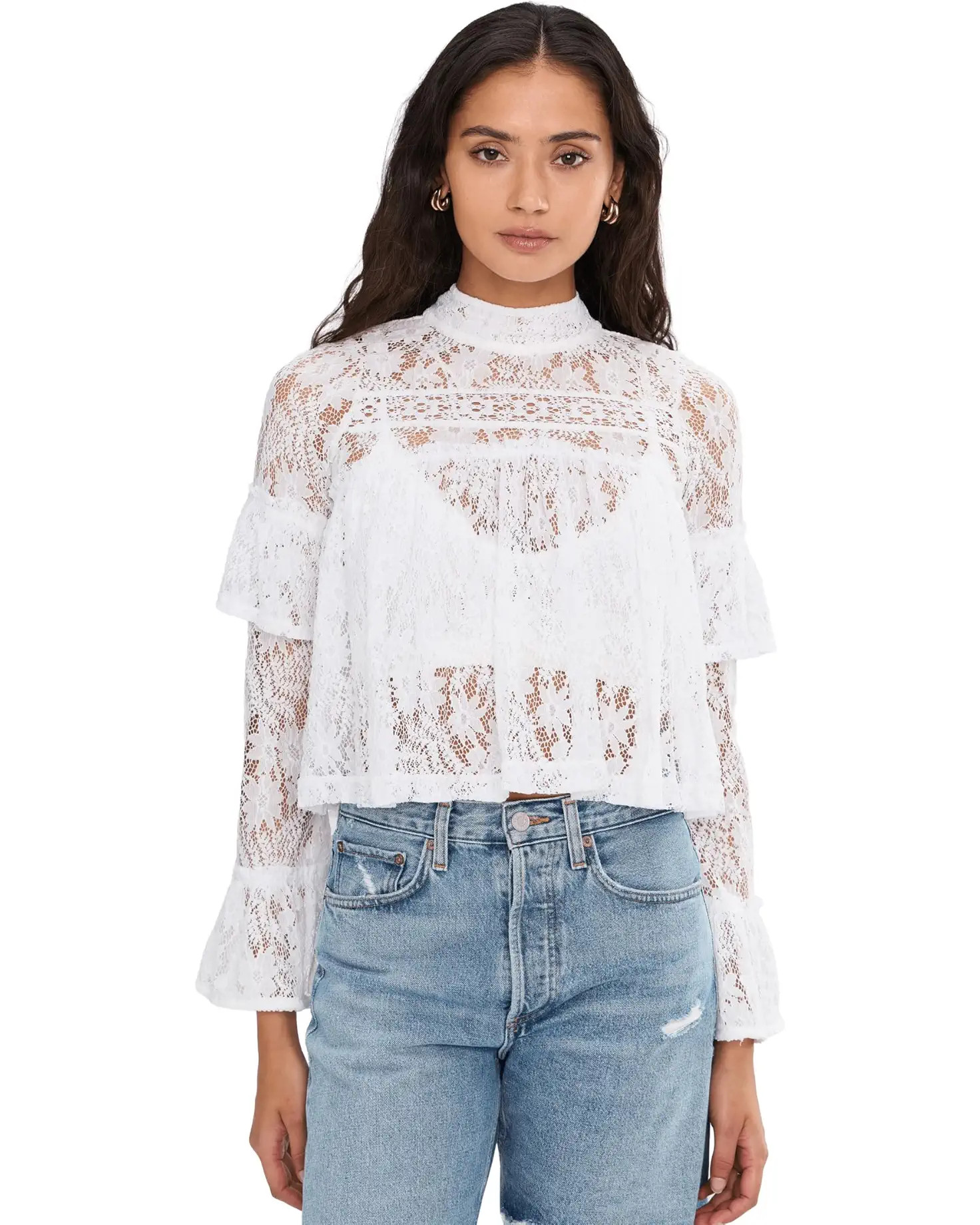 Lilabeth Lace Top | Zappos