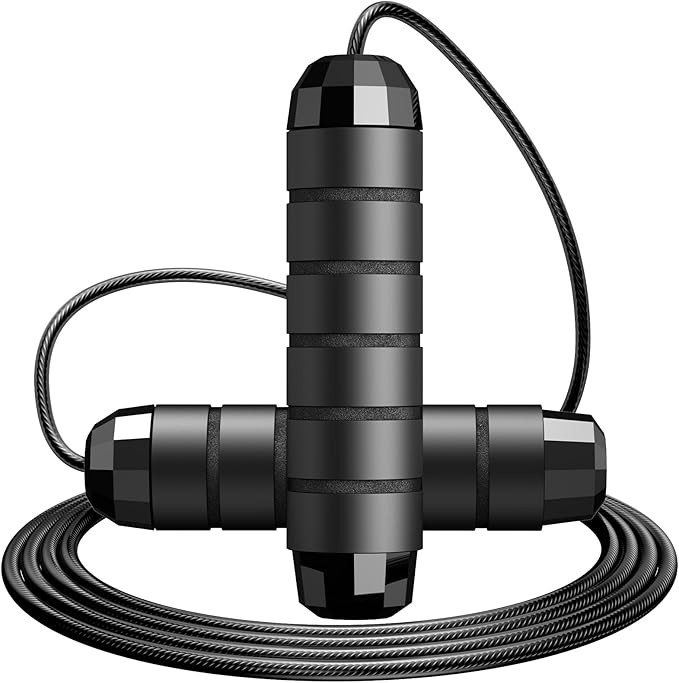 Jump Rope,Tangle-Free Rapid Speed Jump Rope with Ball Bearings for Men,Women and Kids,Adjustable ... | Amazon (US)