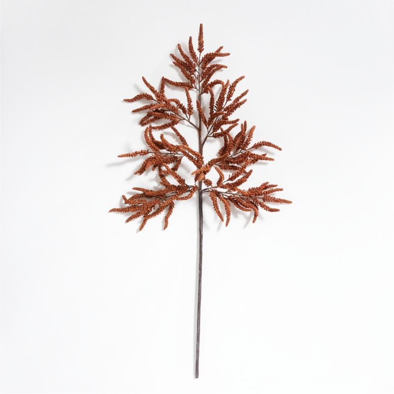 Faux Bronze Amaranthus Stem + Reviews | Crate & Barrel | Crate & Barrel