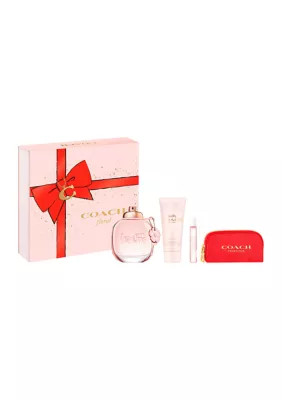 COACH Women's Floral Eau de Parfum 4-Piece Set - $185 Value | Belk