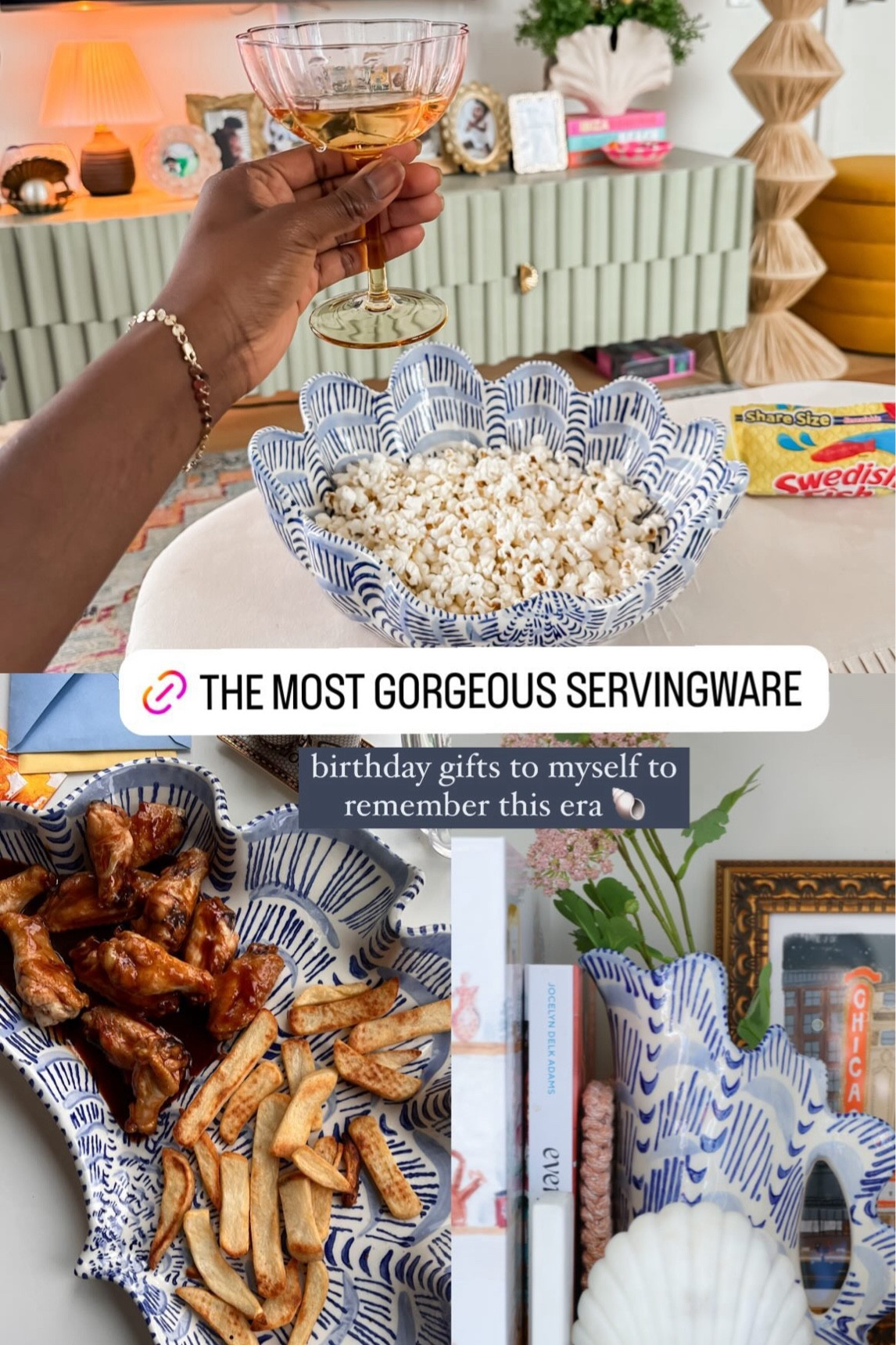 The best birthday gift I’ve could have given myself!! These seashell inspired servingware is GORGEOUSSSSSS! They are incredible quality, beautiful and very unique! Currently have a promo code for you guys ANTHRO20

Anthropologie seashells kitchenware servingware myanthropologie 

#LTKSaleAlert #LTKSummerSales #LTKHome