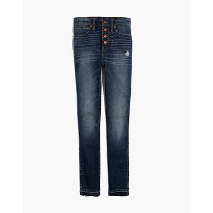 10" High-Rise Skinny Jeans: Drop-Hem Edition | Madewell