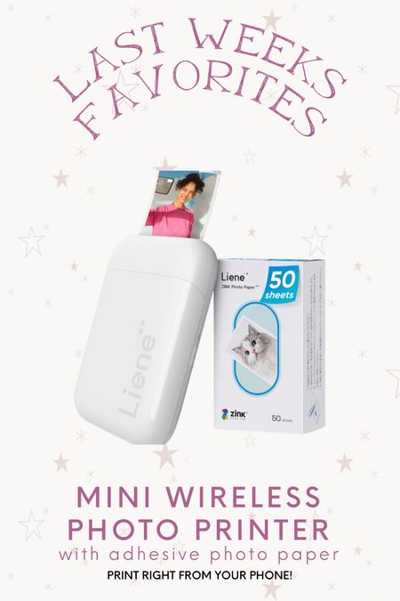 This is the best portable wireless photo printer.  Print right from your iPhone or android in color!  The photo paper has adhesive on the back for easily adding to a journal, artwork or a school work.

#printer #home #family #gadget #office #journal #amazon #amazonfind #family

#LTKHome #LTKFamily #LTKFindsUnder50