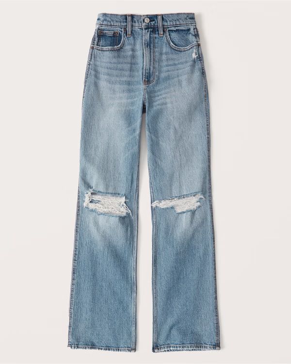 90s Ultra High Rise Relaxed Jeans | Abercrombie & Fitch (US)