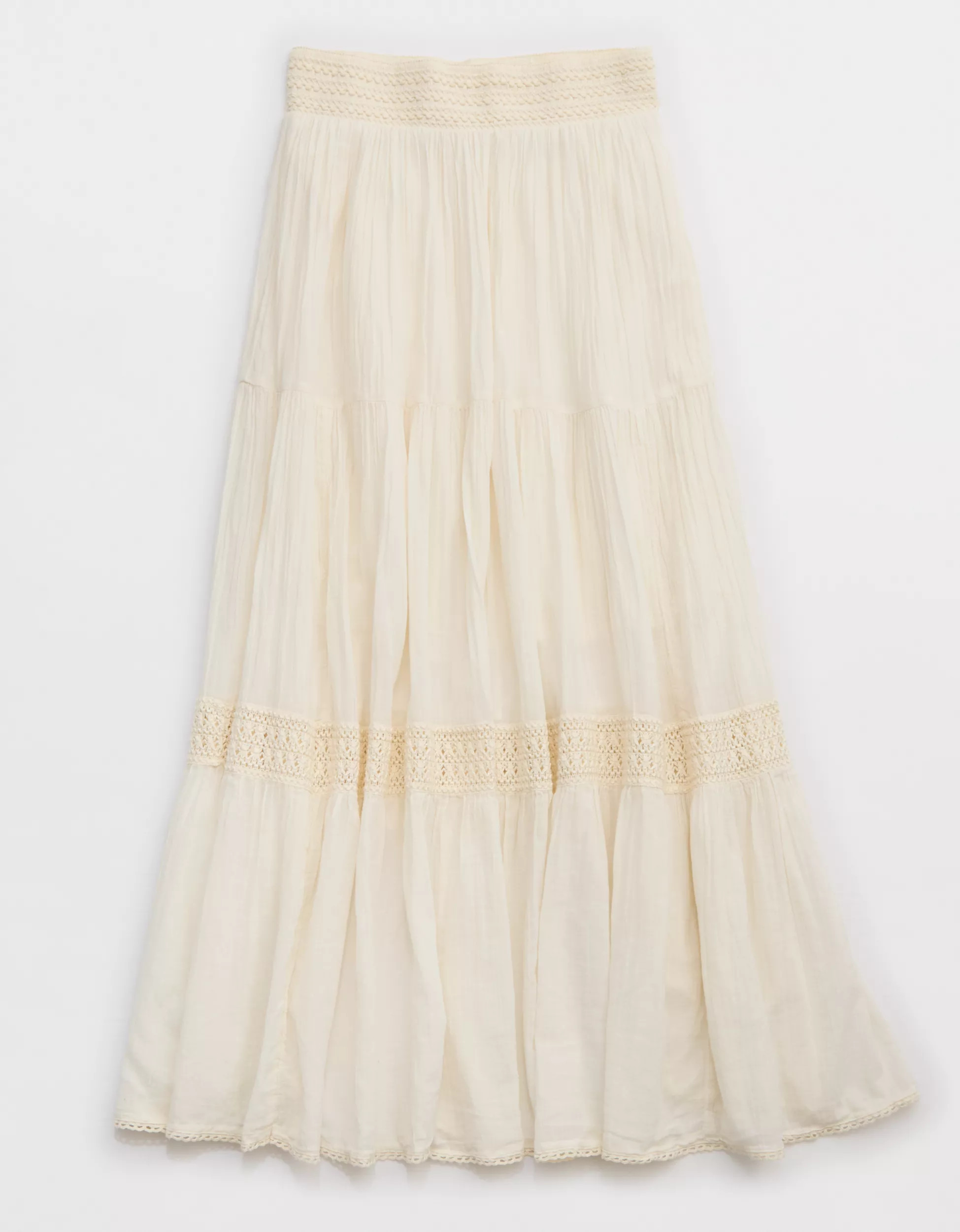 Aerie Crochet The Day Maxi Skirt | American Eagle Outfitters (US & CA)