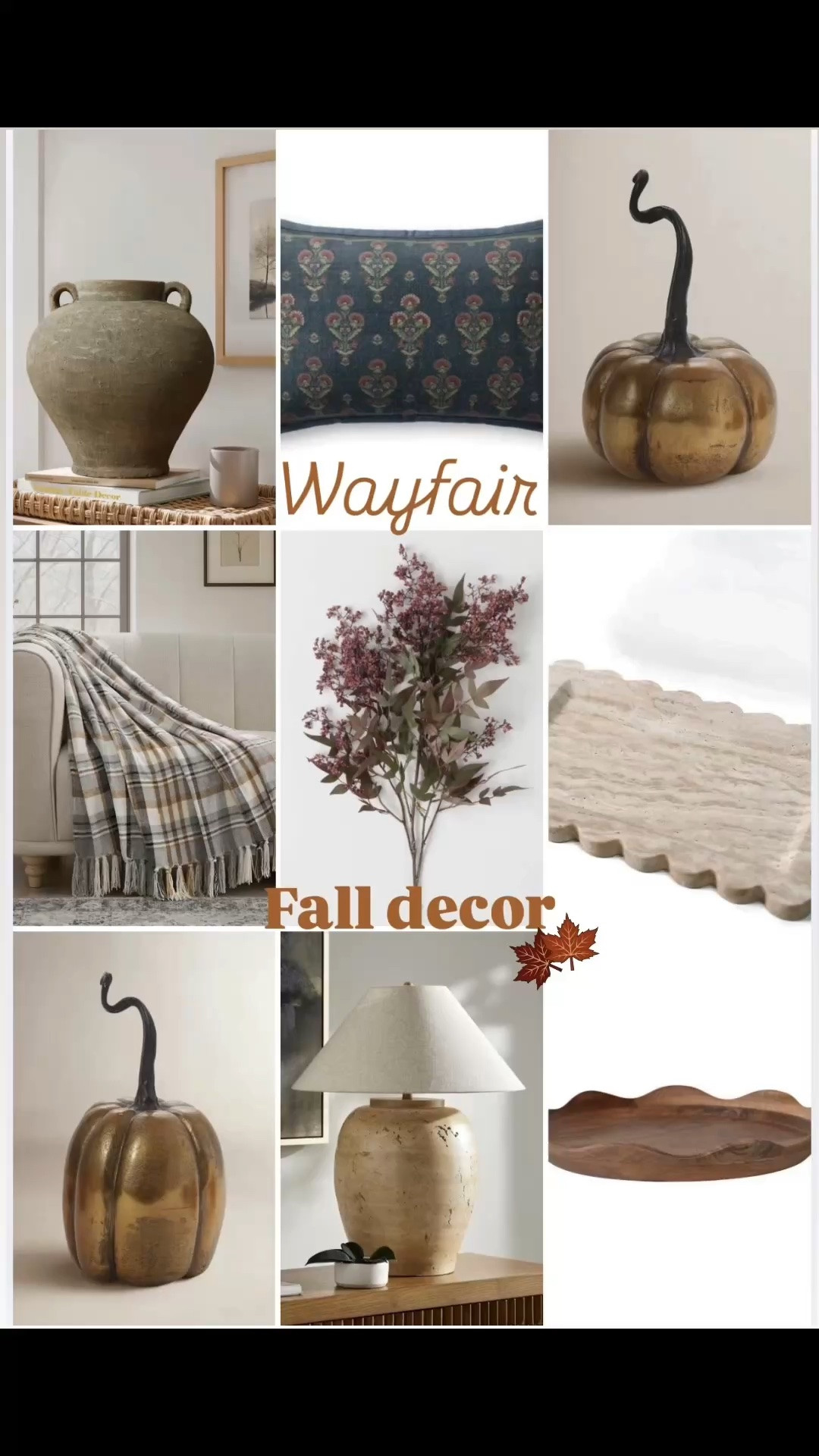 Our type of Fall home decor. Simple, chic and neutral. 
Wayfair home. Trending for Fall.

#LTKmomlife #LTKHome #LTKSeasonal