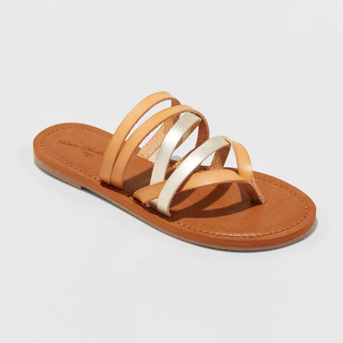 Women's Maritza Multi Strap Toe Slide Sandals - Universal Thread™ | Target