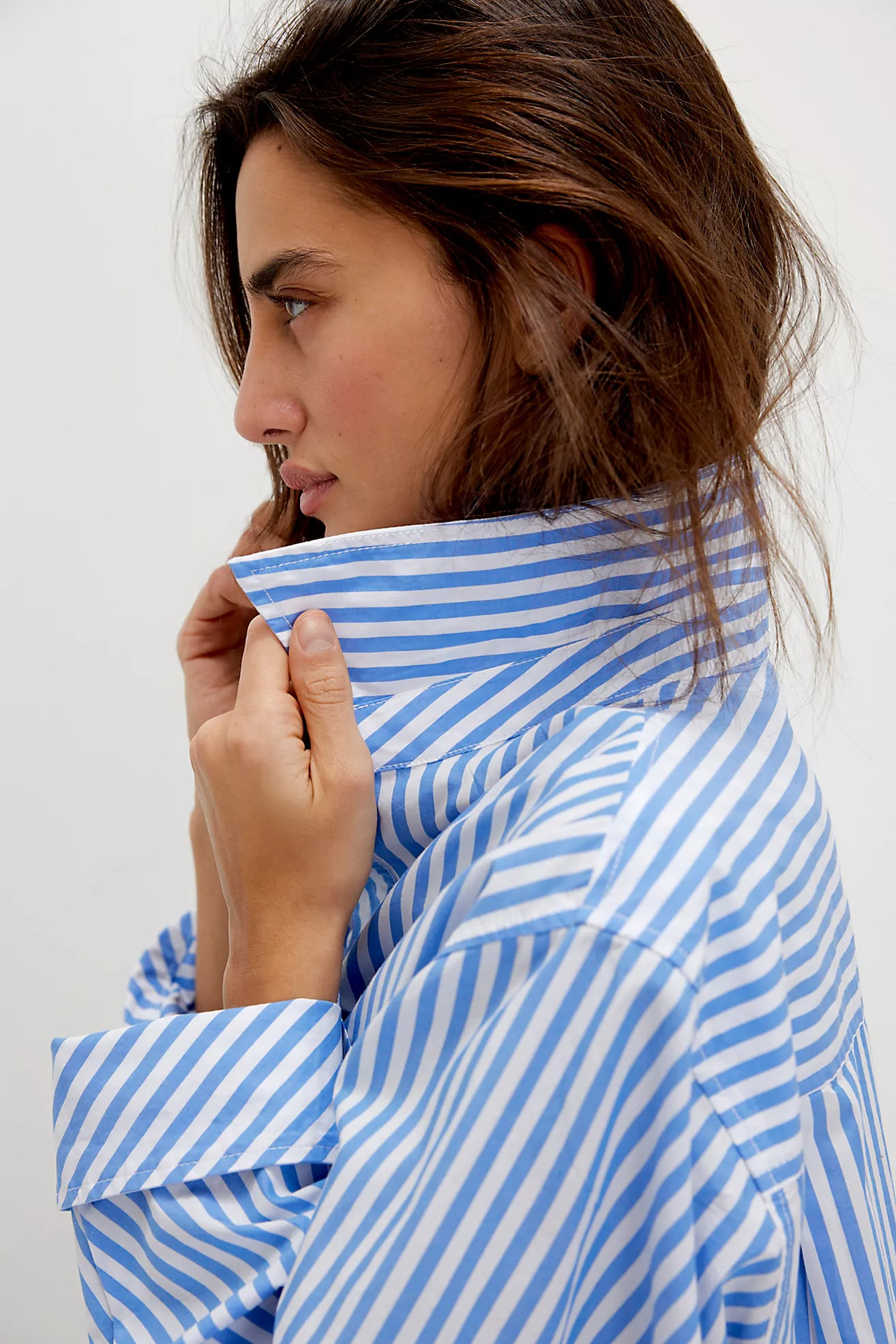 Color: Oxford Stripe - Blue Combo | Free People (Global - UK&FR Excluded)