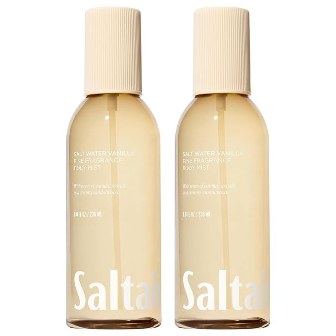 Saltair Body Mist 2 Pack - Fine Fragrance, Lightweight Body Spray Mist with Salt Water Vanilla Sc... | Amazon (US)