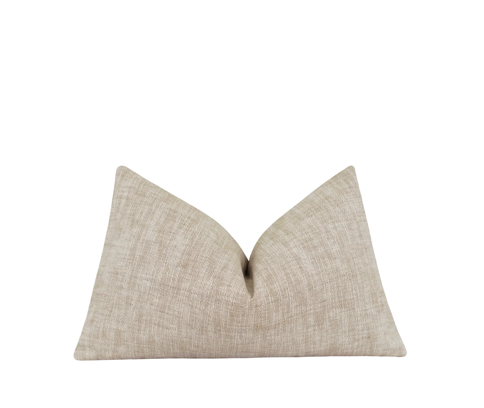 Solid Flax Pillow Cover, Woven Throw Pillow Cover, Neutral Tone Pillows, 18 20 22 Textured Woven ... | Etsy (US)