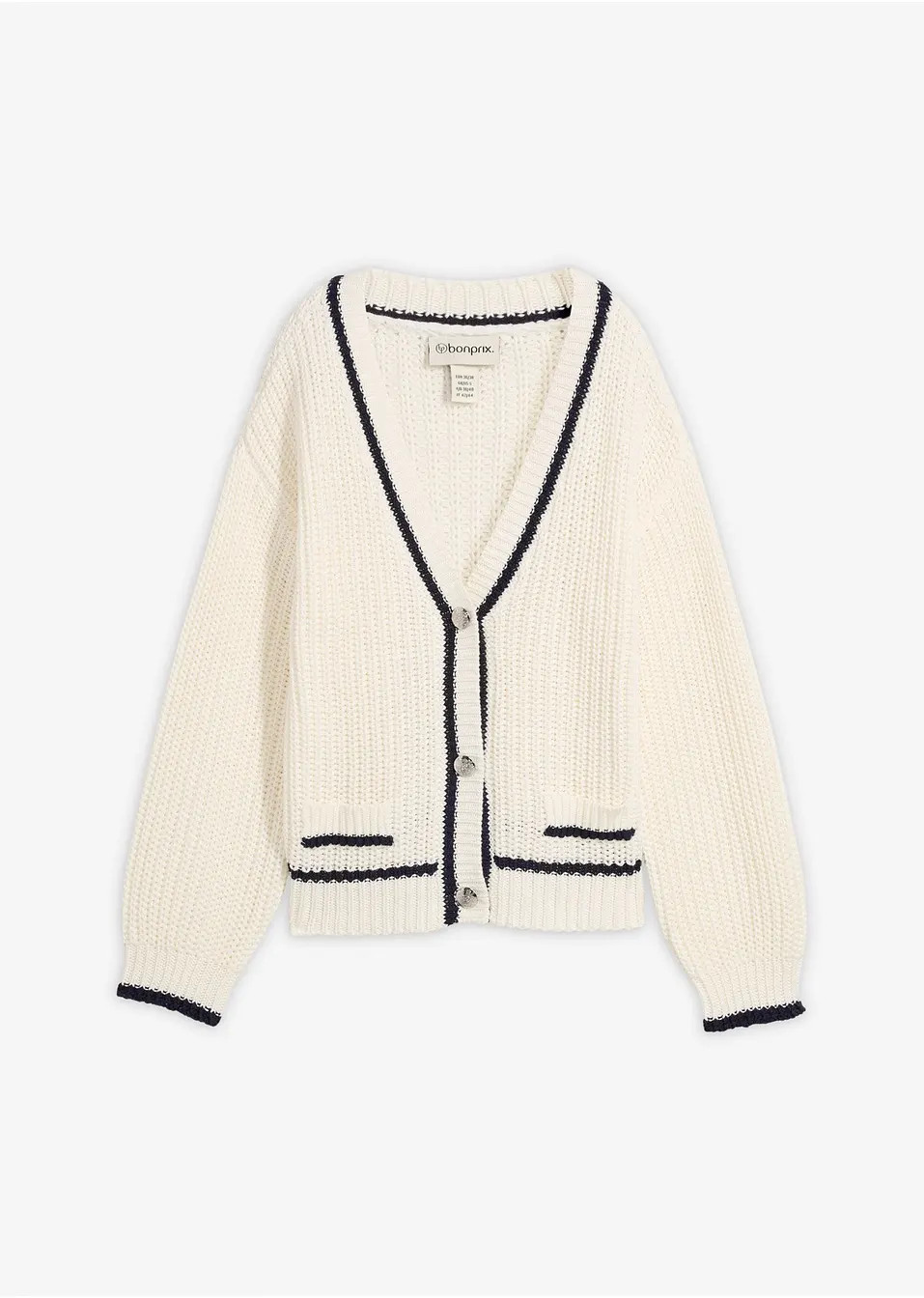 Cardigan a maglia grossa in misto cotone | Bonprix (IT)