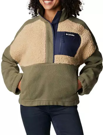 Columbia Women's Lodge Sherpa Full-Zip Sherpa Pullover | Golf Galaxy