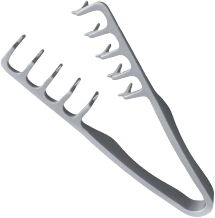 Voluminous wide-toothed hair comb Men's fluffy texture, ABS plastic with textured grip | Amazon (US)