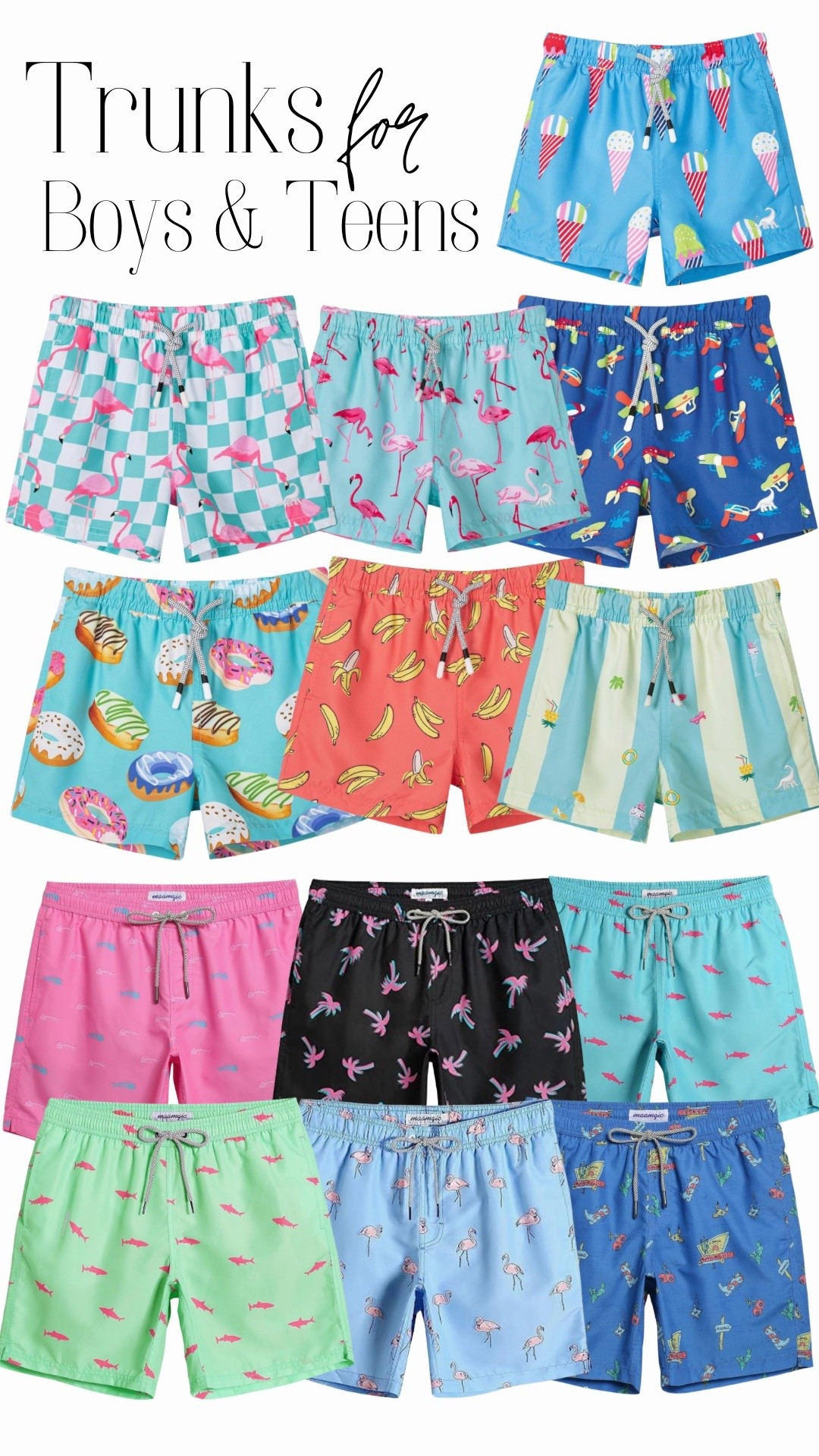 Faves for the little boys and the big guys, too! Excellent quality and the best patterns with vibrant cosunglasses

#LTKMens #LTKKids #LTKSwim