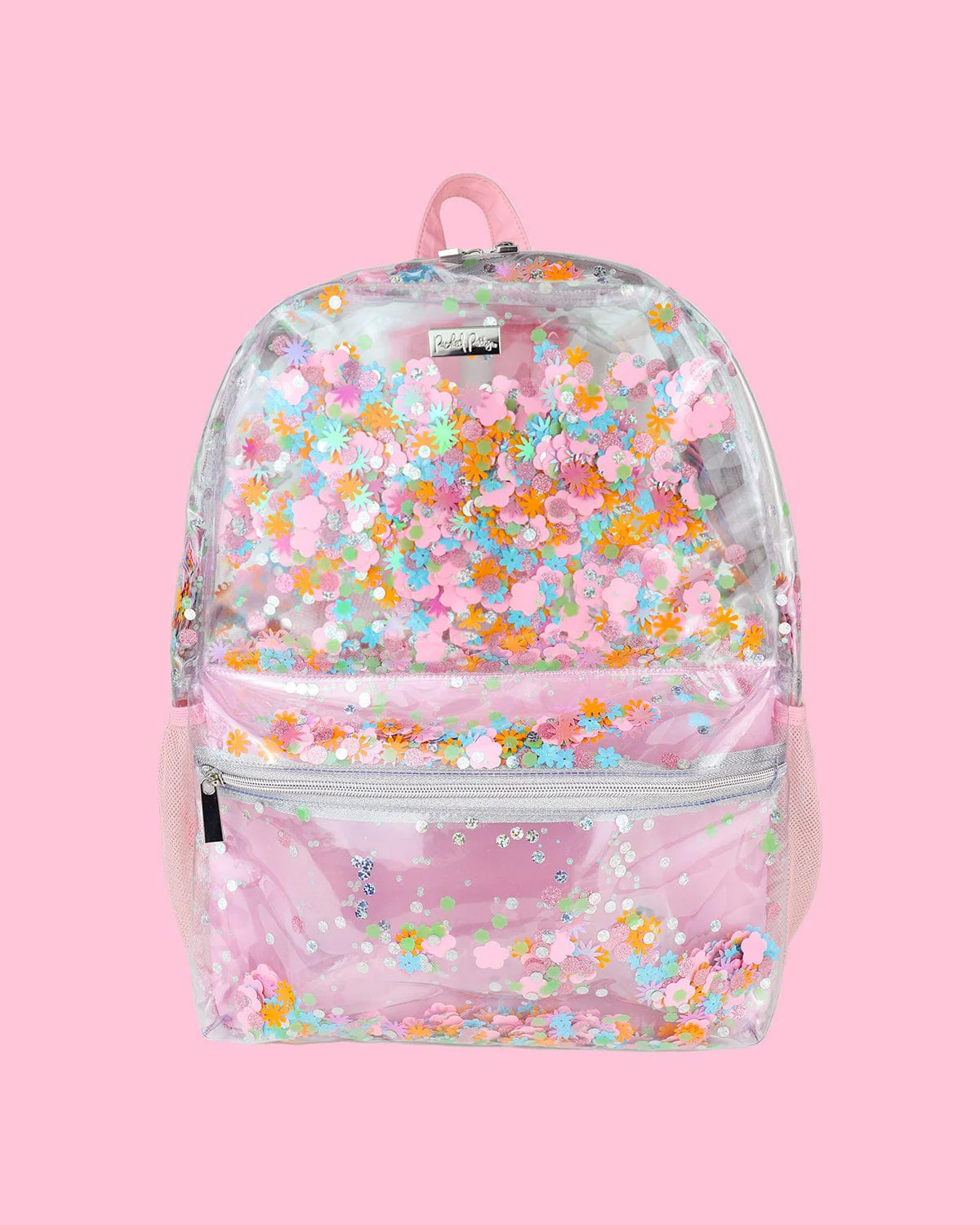 Flower Shop Confetti Clear Backpack | Packed Party