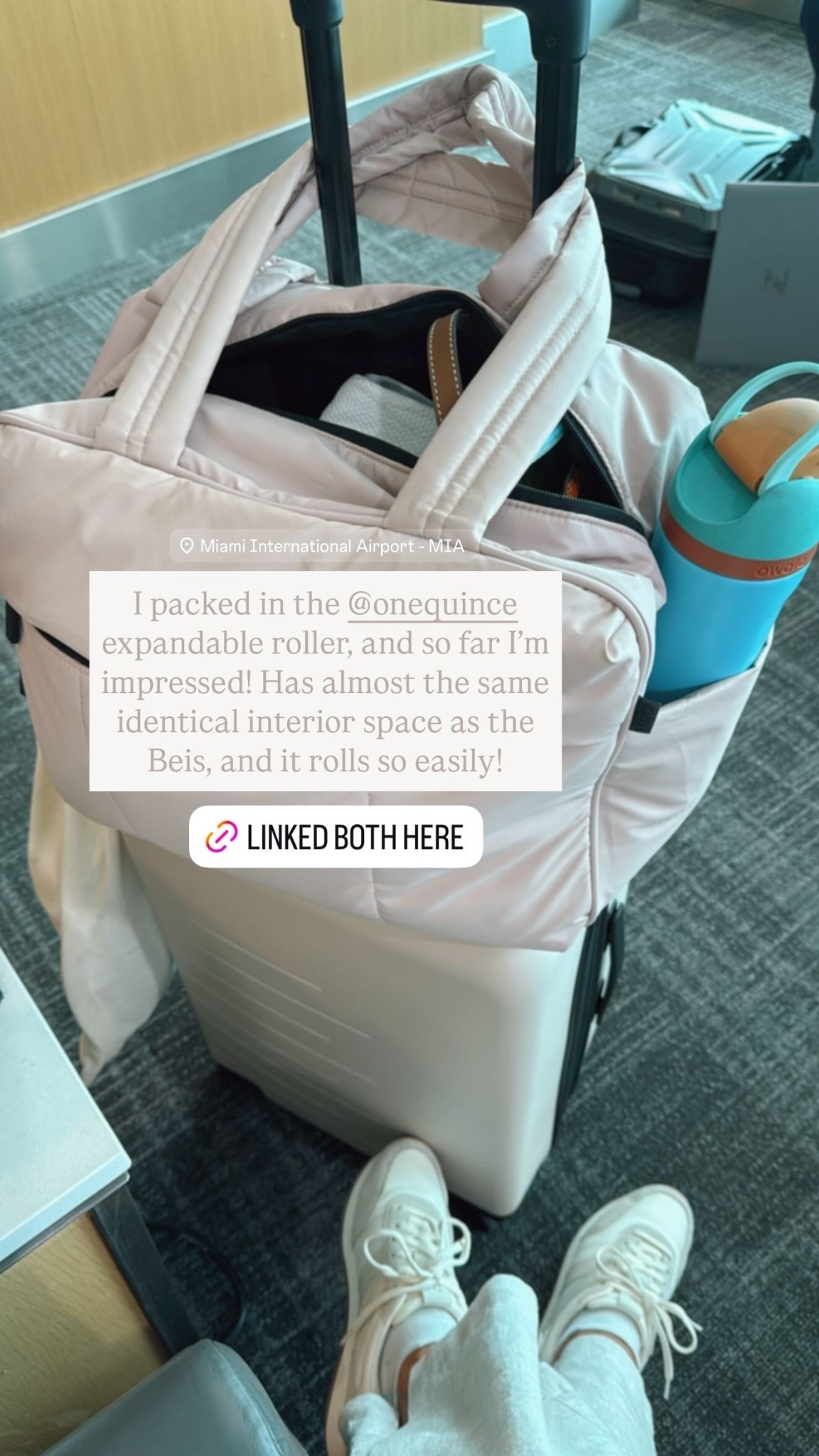 So far the quince carry-on isthumb

#LTKTravel #LTKOver40