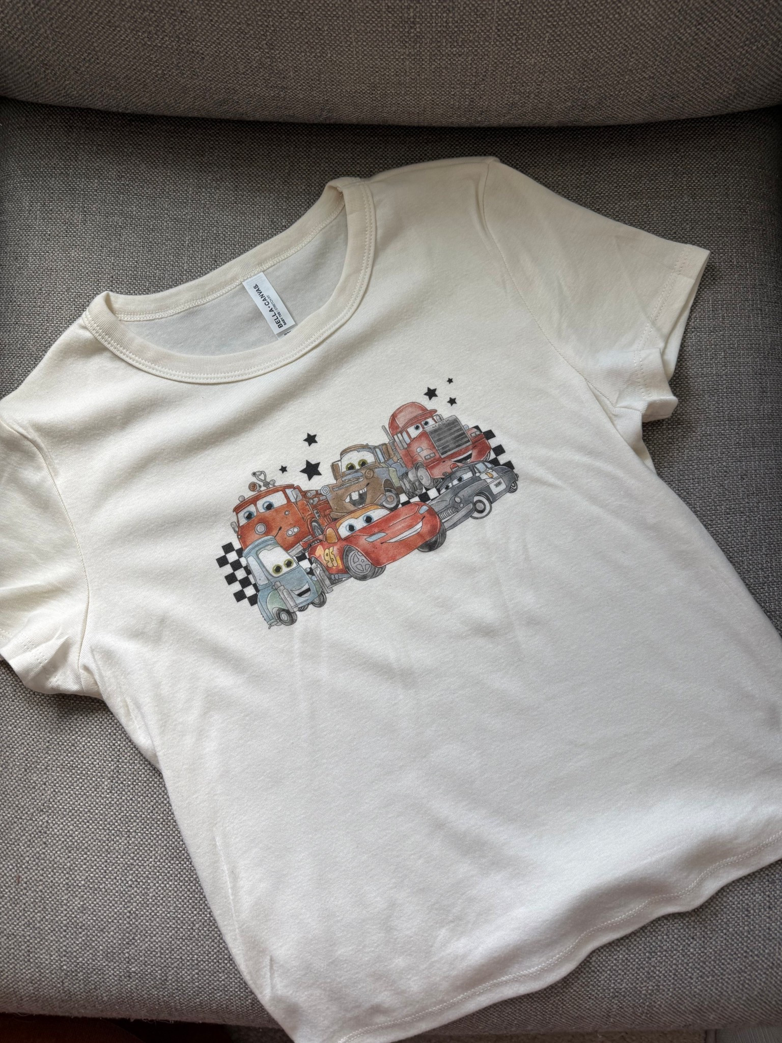 Cars baby tee from Etsy! I got an XL

#LTKMidsize