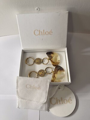 Authentic Designer Sea Shell Chloé Earrings - Very Chic  | eBay | eBay UK