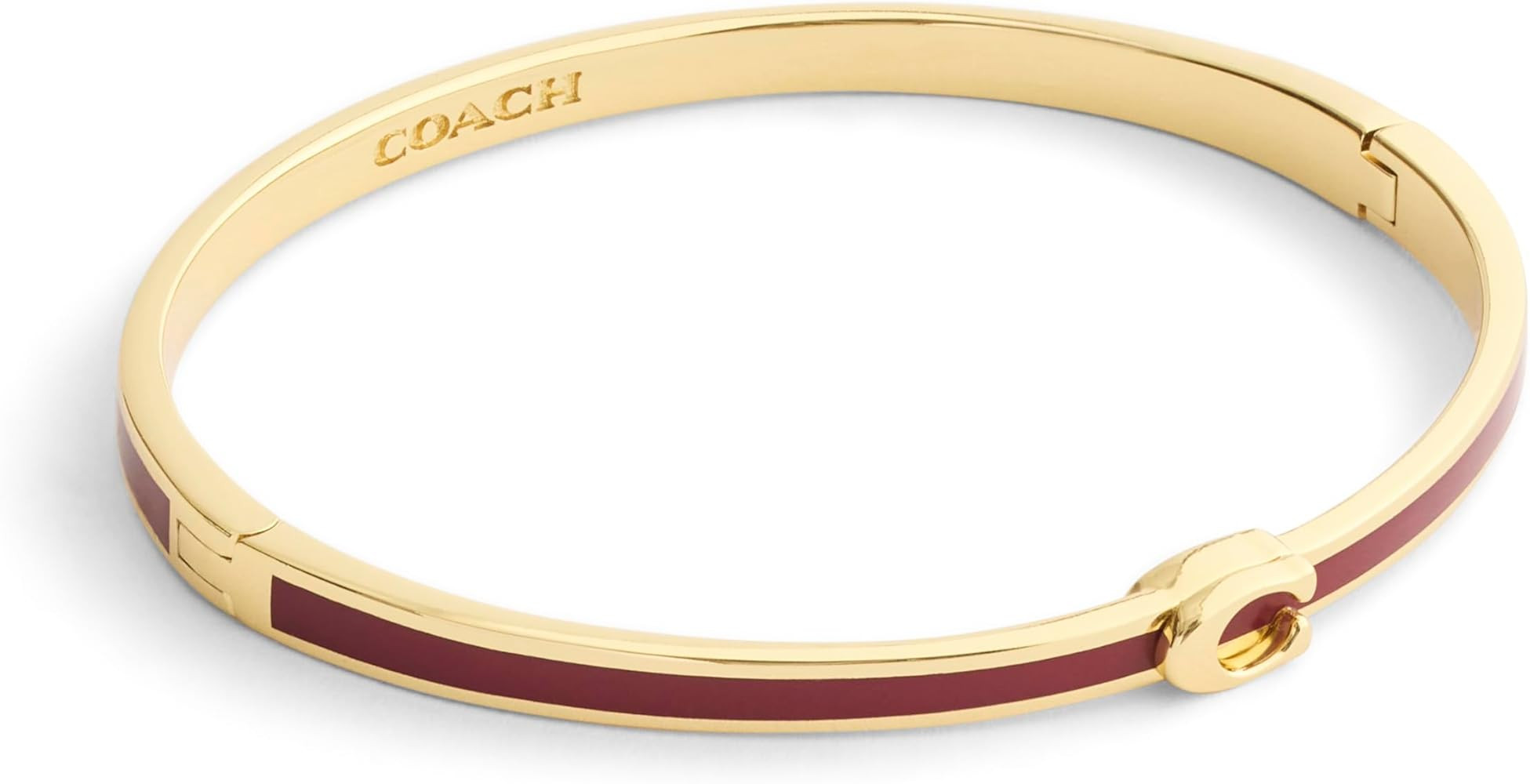 COACH Jewelry Women's Signature C Enamel Bangle Bracelet | Amazon (US)