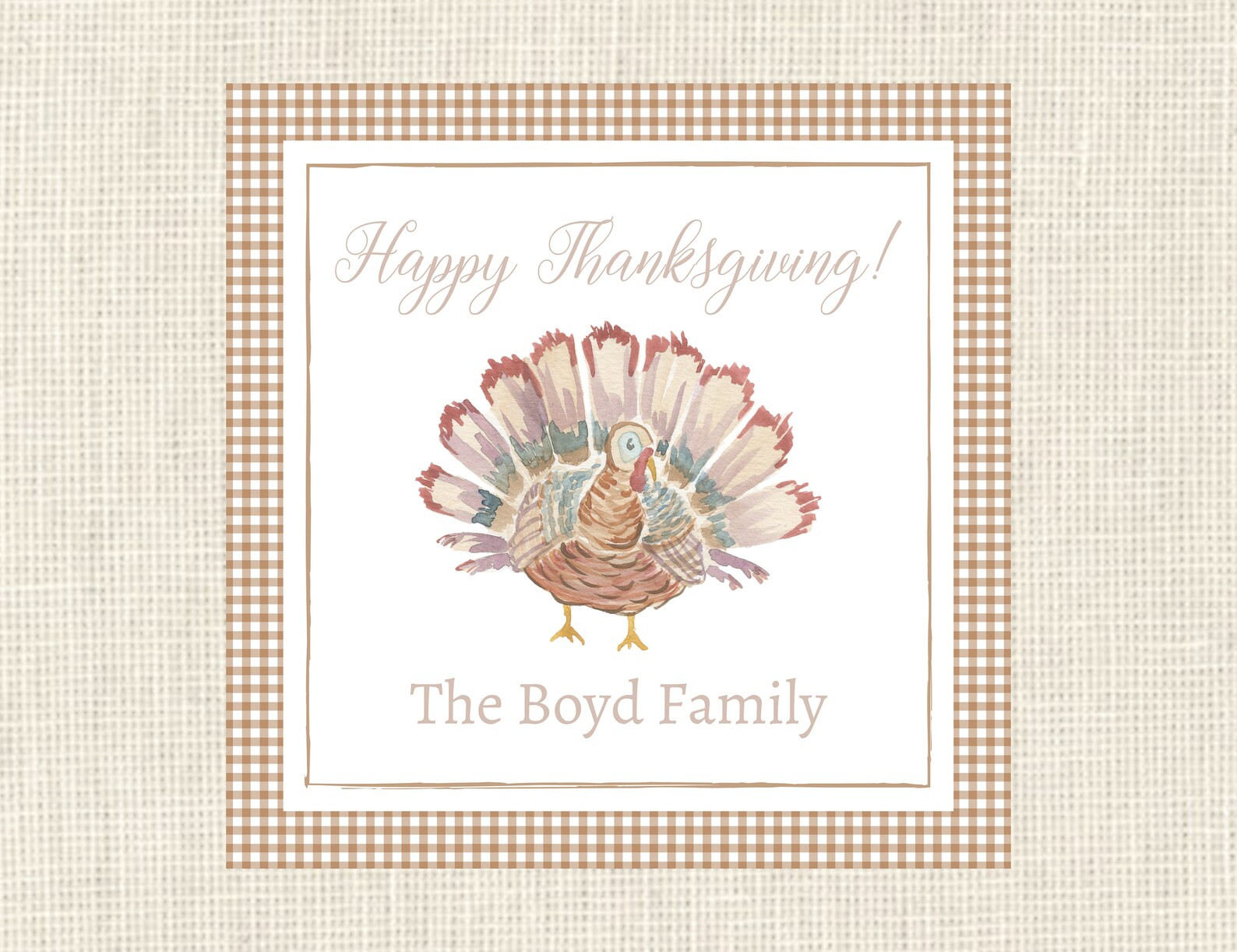 Watercolor Thanksgiving Tags | Etsy (US)